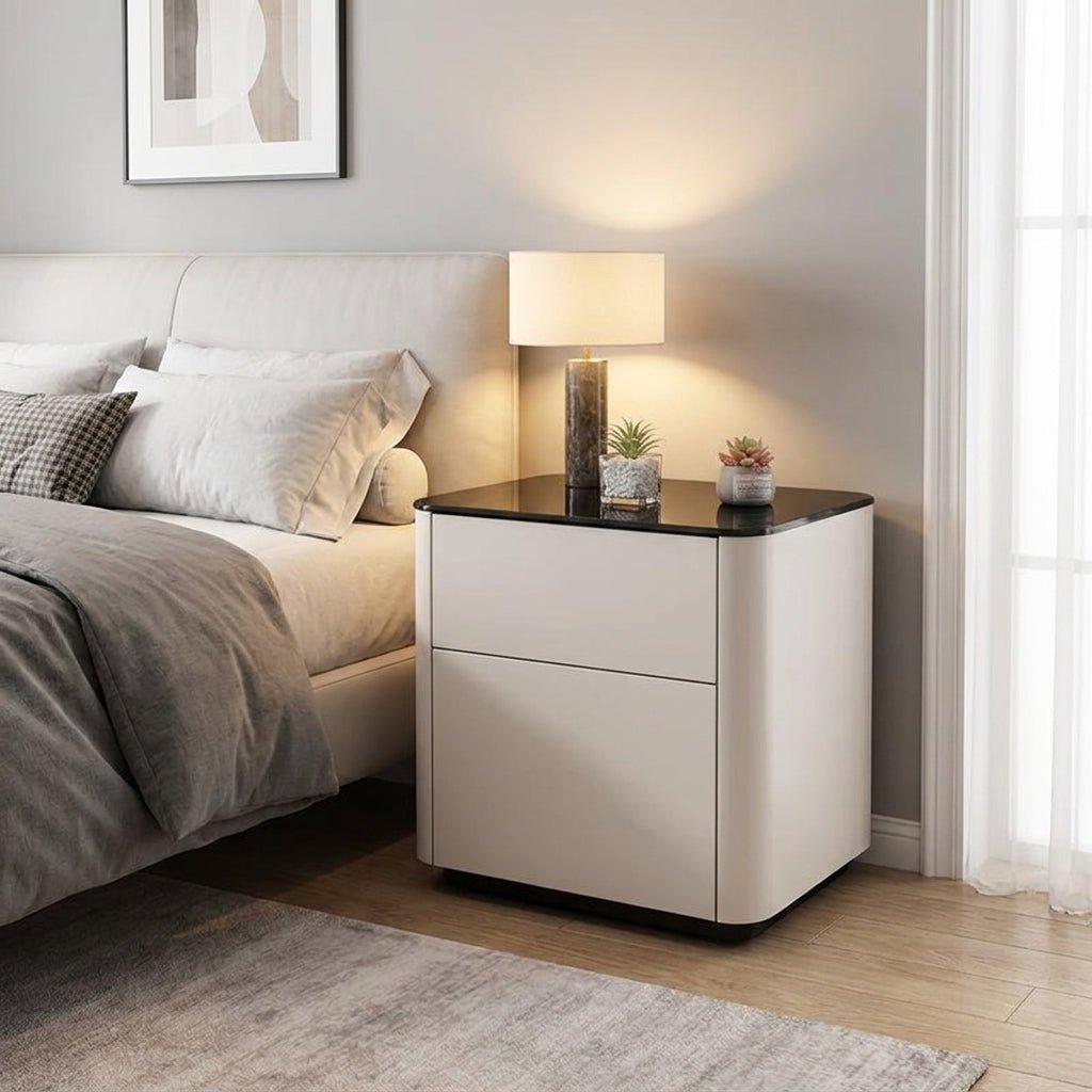 Malaga Two-Drawer Bedside Table - Altera