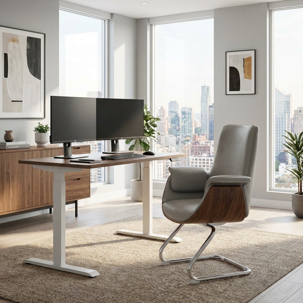 Malmö Premium Leather Visitor Chair - Altera