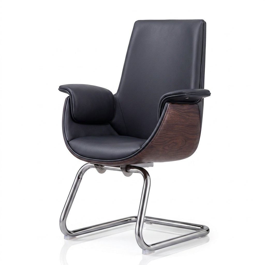 Malmö Premium Leather Visitor Chair - Altera