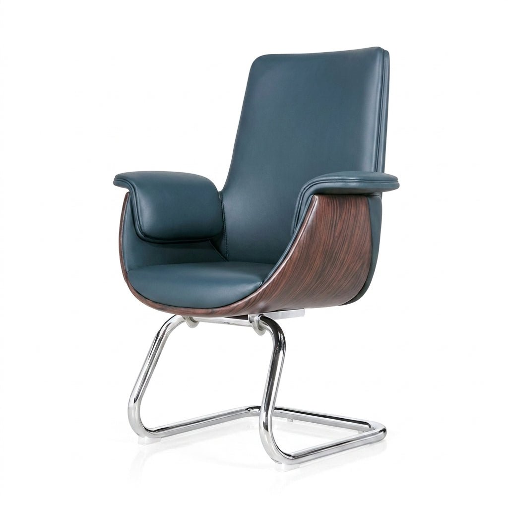Malmö Premium Leather Visitor Chair - Altera