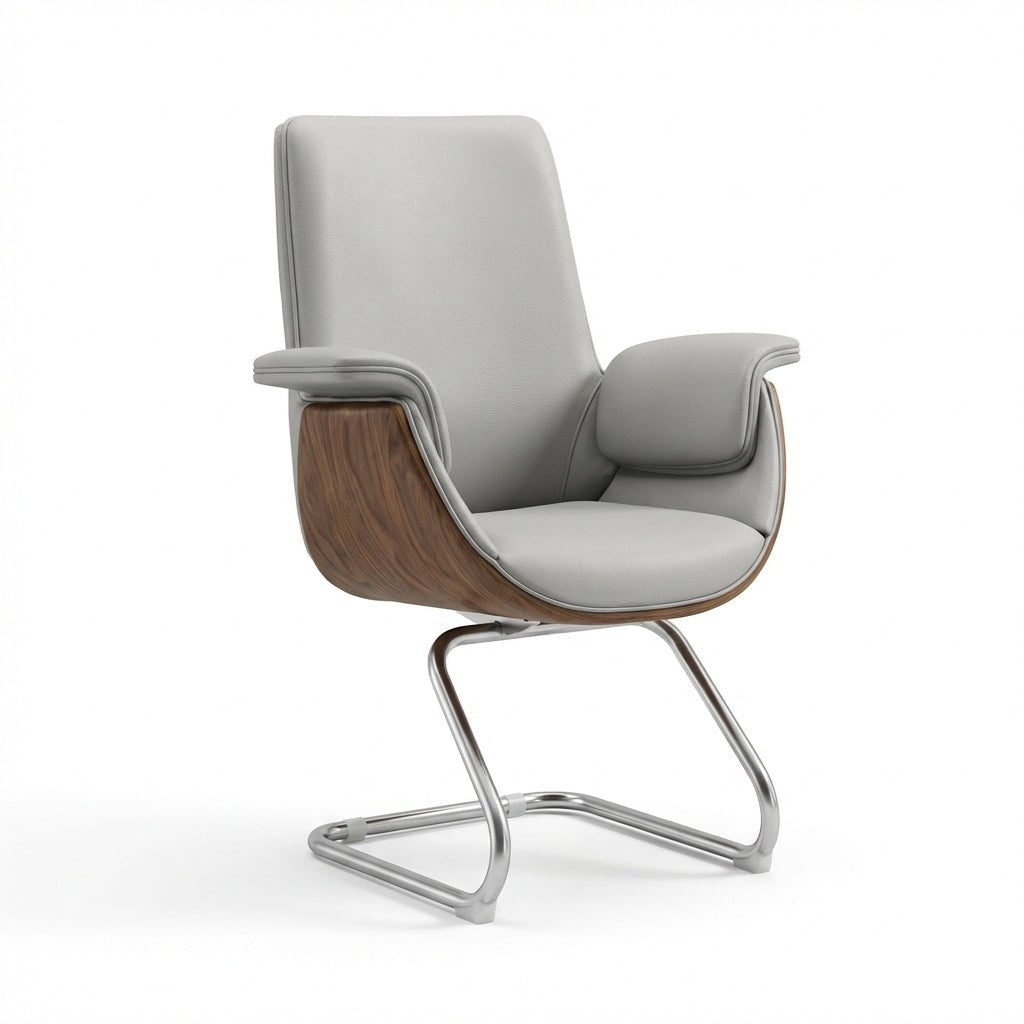 Malmö Premium Leather Visitor Chair - Altera