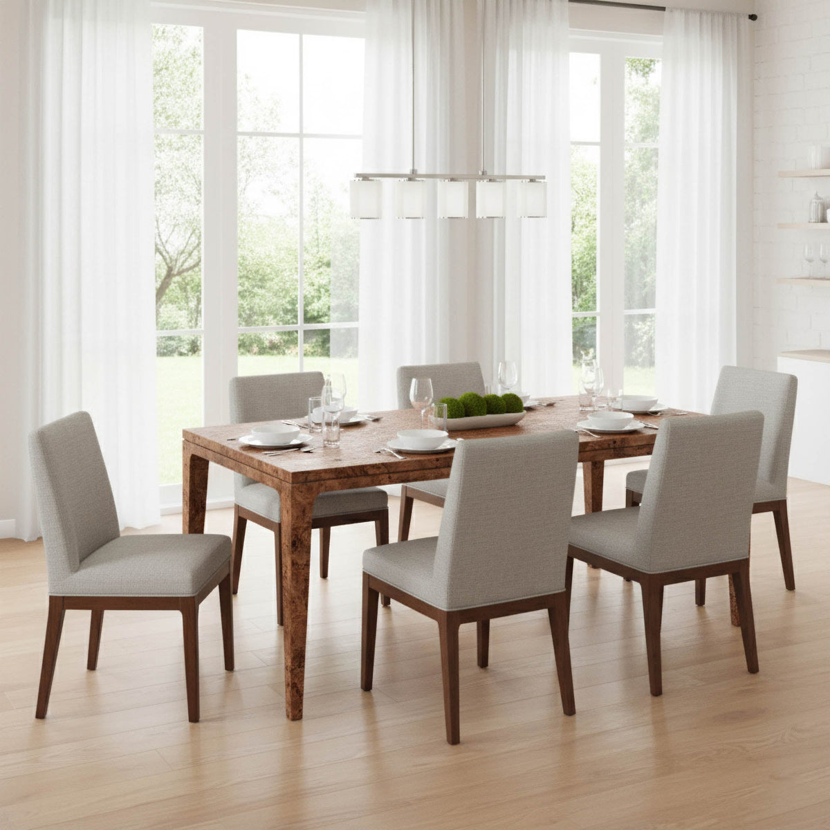 Marlow Dining Table Dark Burl - Altera