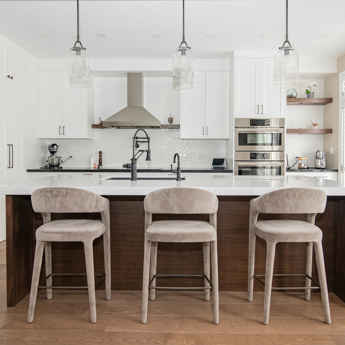 Massa Bar Stool, styled in a real room