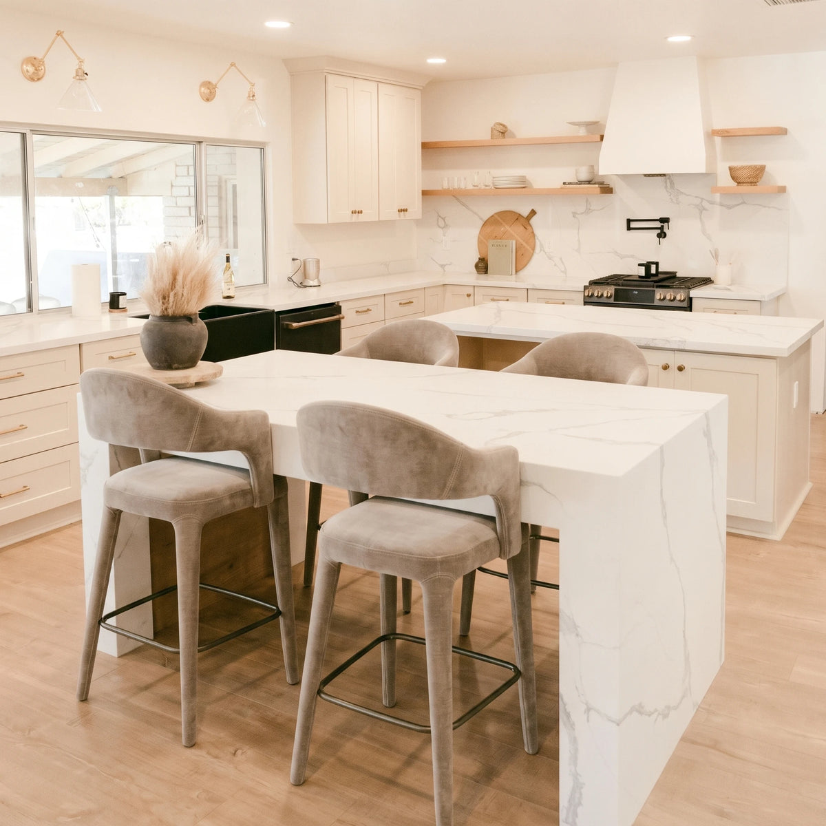 Massa Bar Stool, styled in a real room