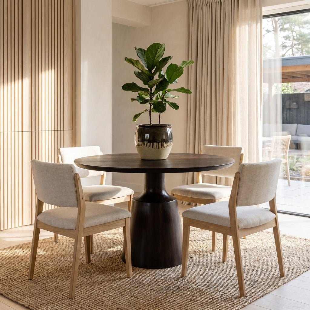 Merritt Dining Table Dark Brown - Altera
