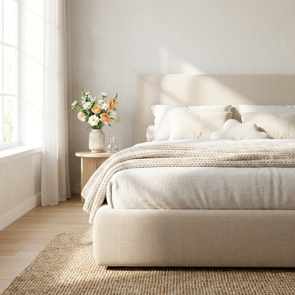 Metro Fabric Queen Bed - Altera