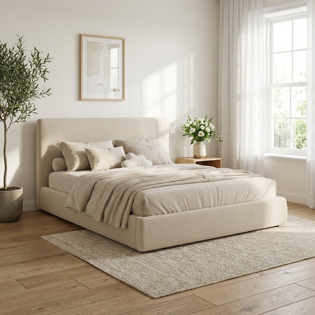 Metro Fabric Queen Bed - Altera