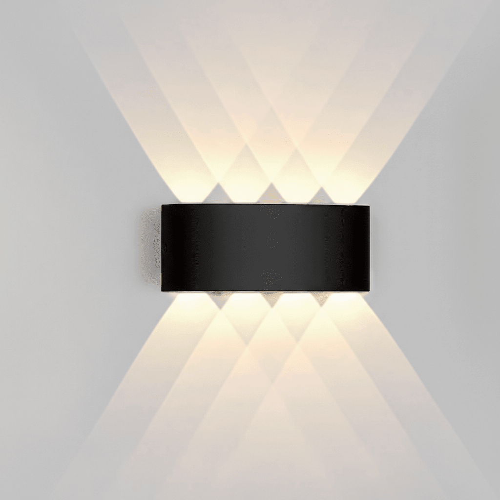 Minimalist Iron & Acrylic Wall Light - Altera