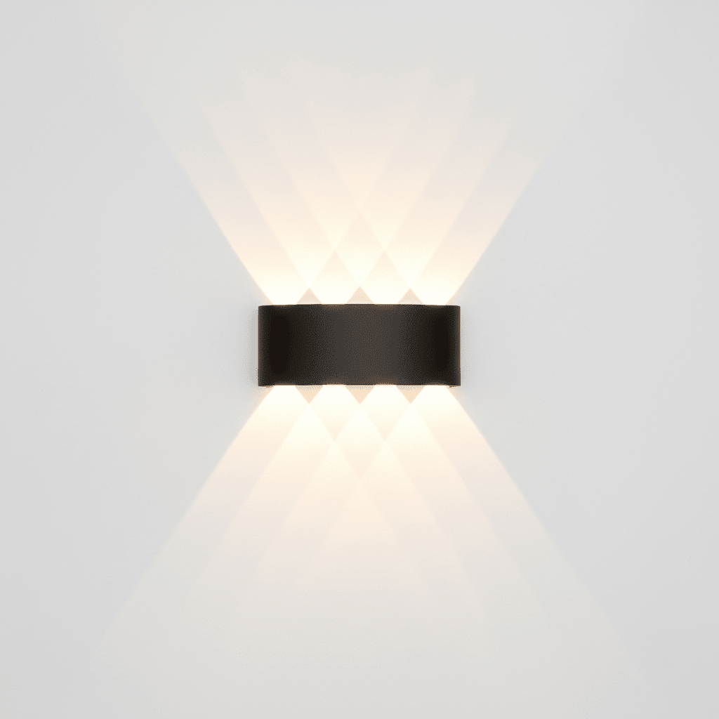 Minimalist Iron & Acrylic Wall Light - Altera