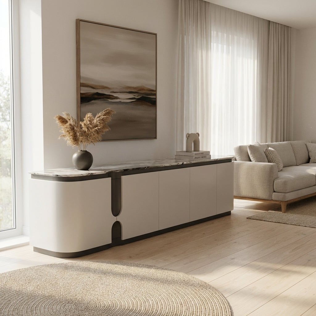 Modera Marble Top Console - Altera