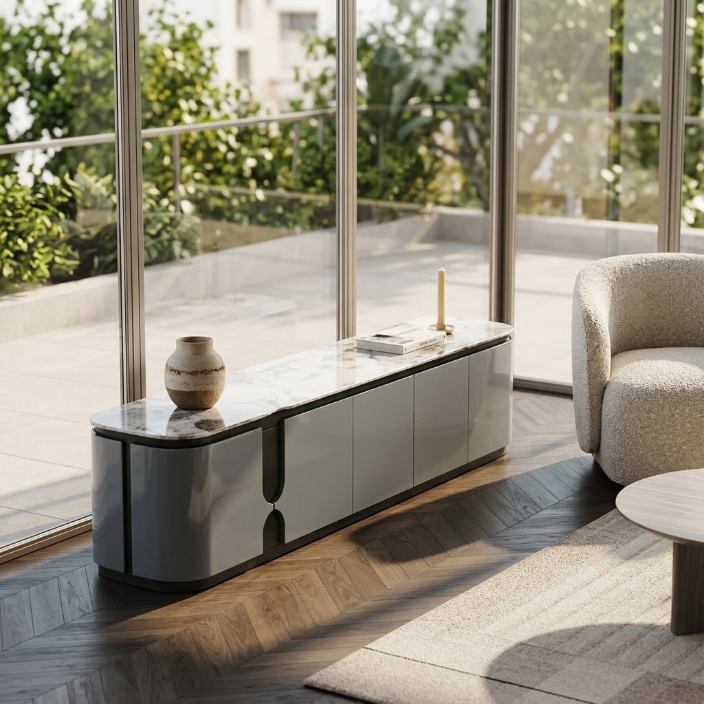 Modera Marble Top Console - Altera