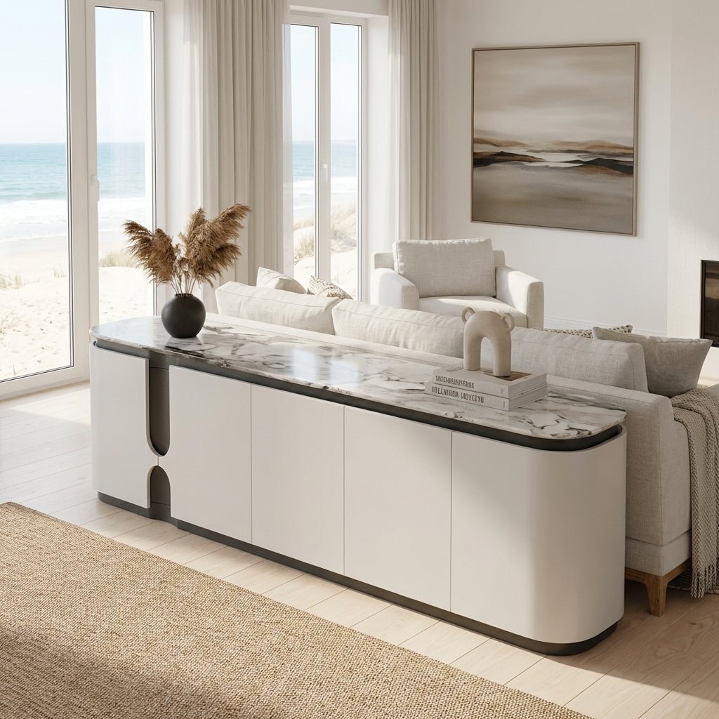 Modera Marble Top Console - Altera