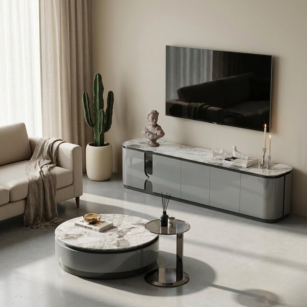 Modera Marble Top Console - Altera
