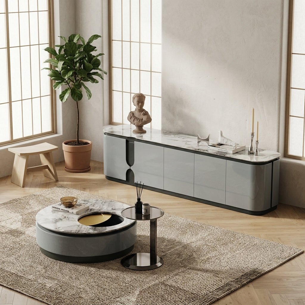 Modera Marble Top Console - Altera