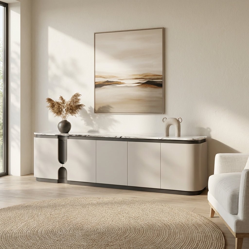 Modera Marble Top Console - Altera