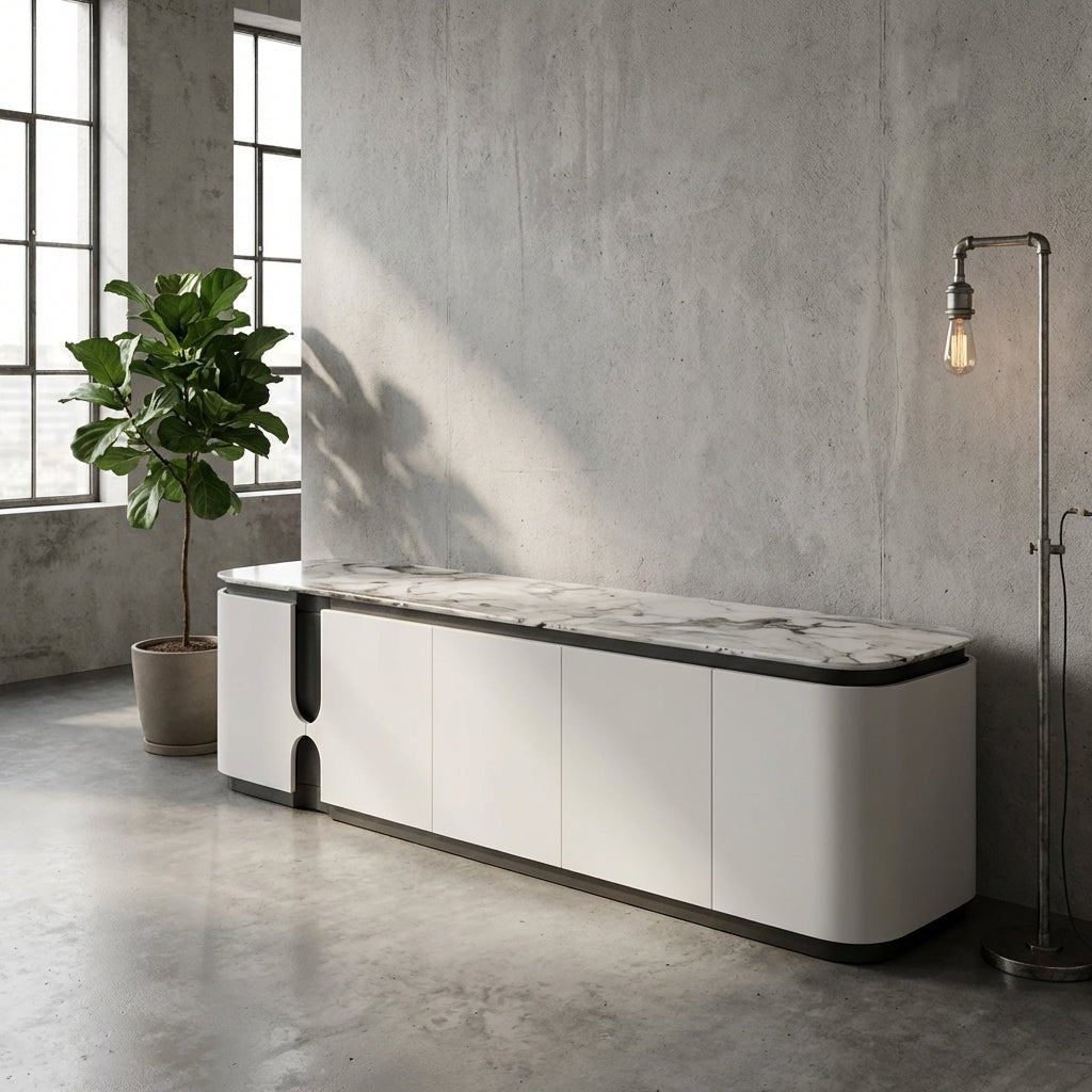 Modera Marble Top Console - Altera