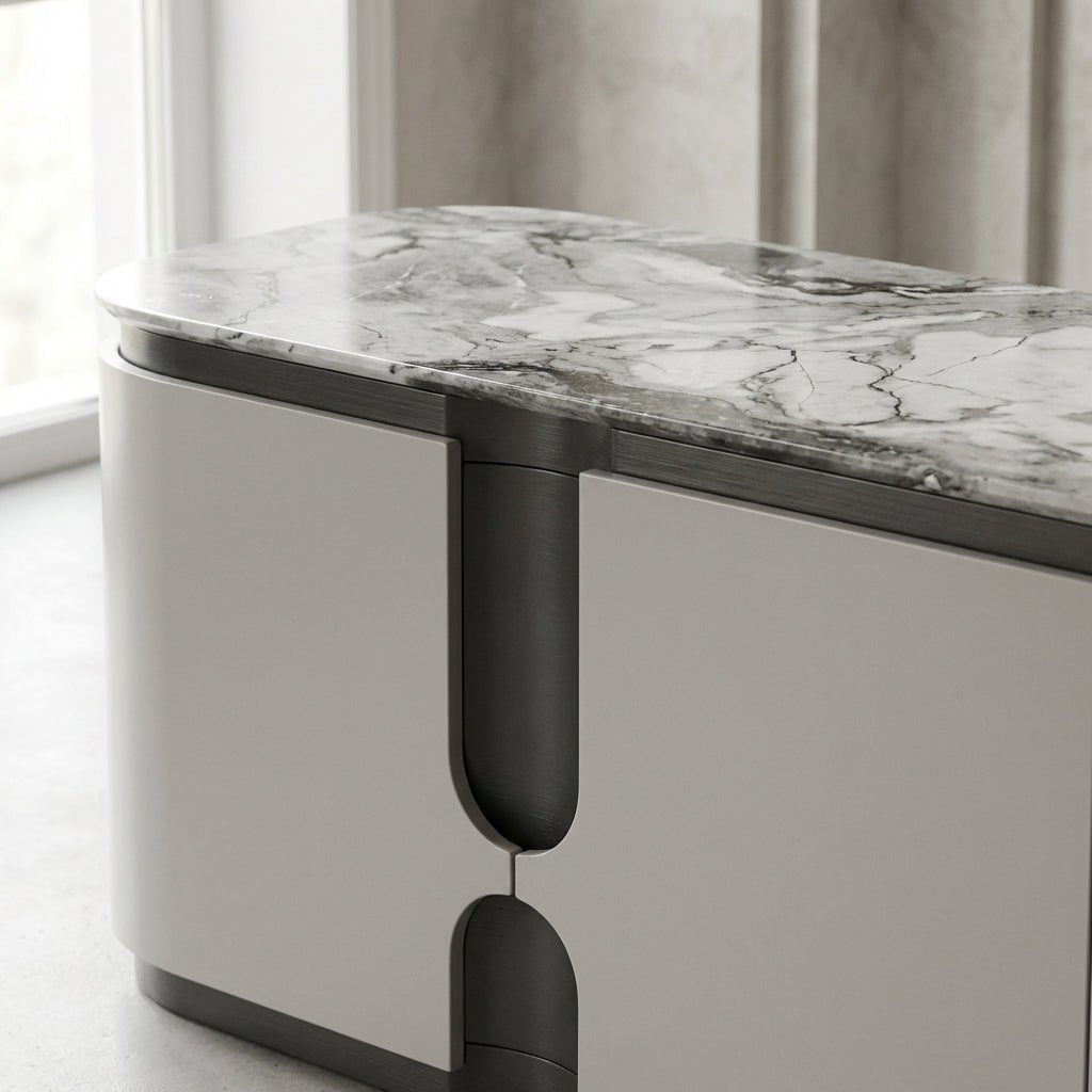 Modera Marble Top Console - Altera