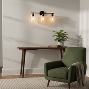 Modern 3 - Light Fixture with Clear Shades - Altera