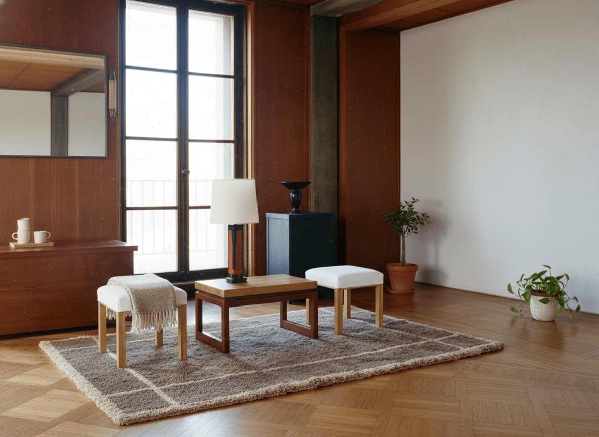 Modern Loft Handcrafted Silk Carpet - Altera