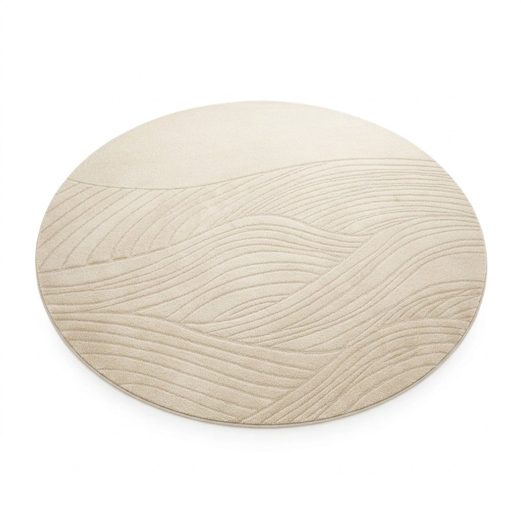 Modern Ripple Waterproof Diatom Silk Carpet - Altera