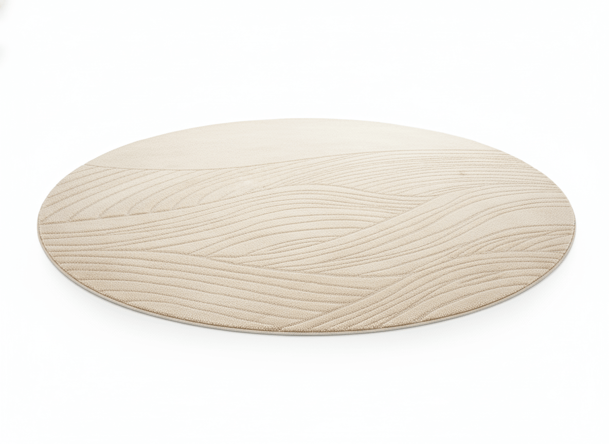 Modern Ripple Waterproof Diatom Silk Carpet - Altera