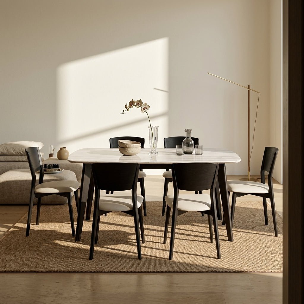 Monolith Noir Dining Set - Altera