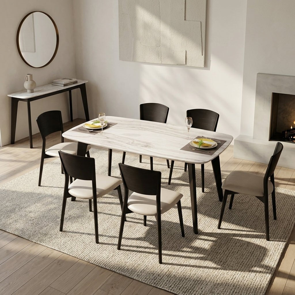 Monolith Noir Dining Set - Altera