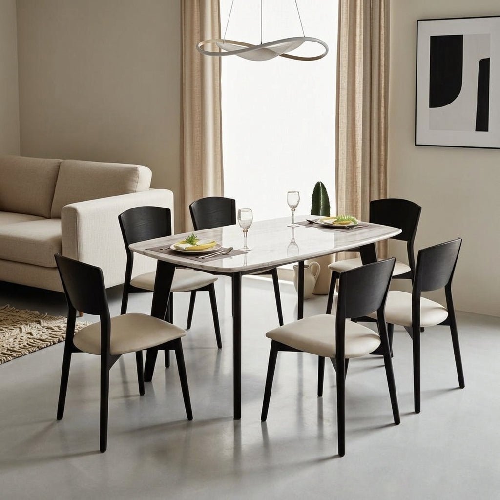 Monolith Noir Dining Set - Altera