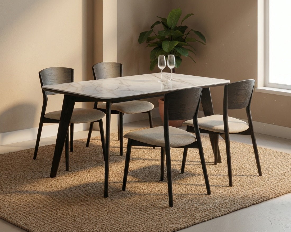 Monolith Noir Dining Set - Altera