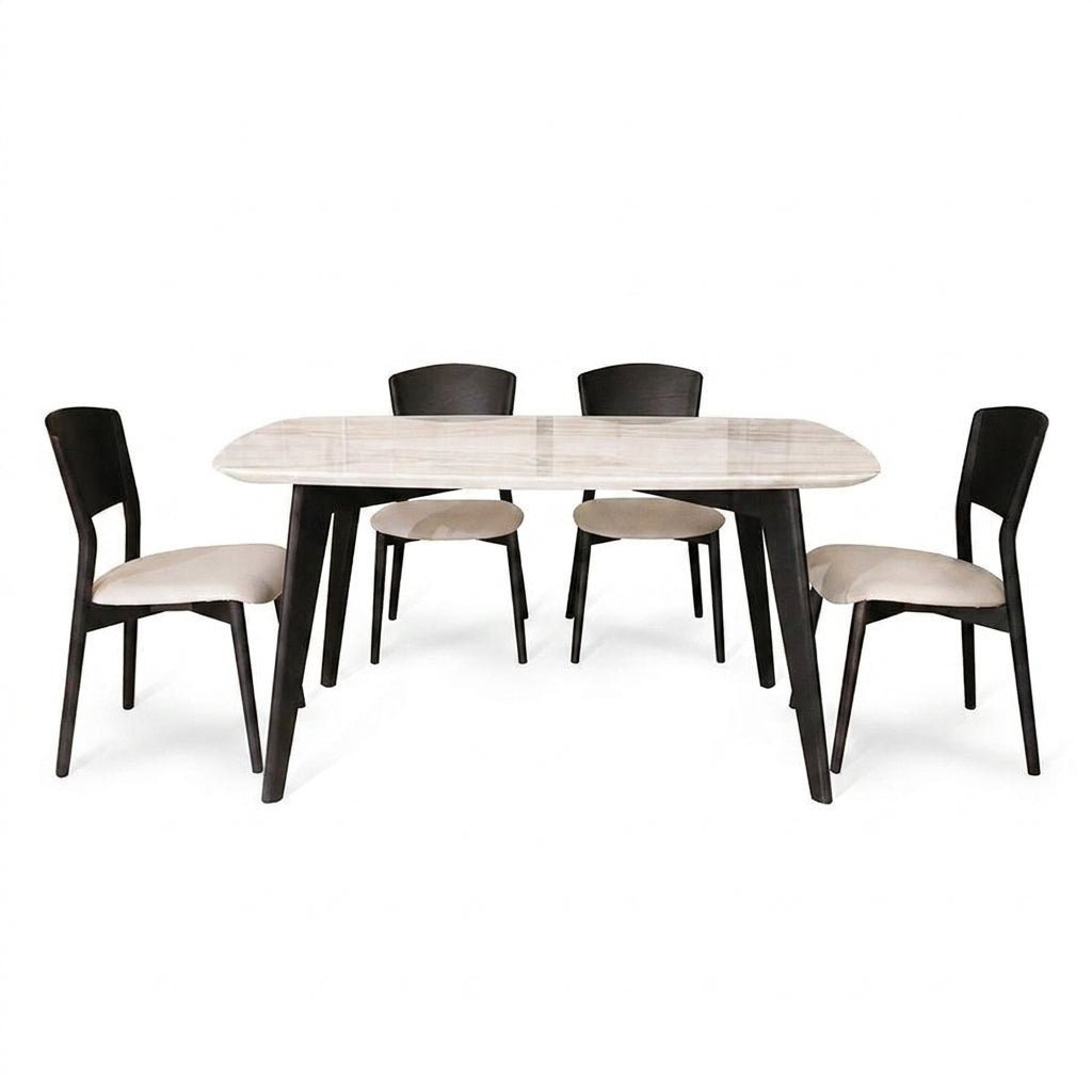 Monolith Noir Dining Set - Altera