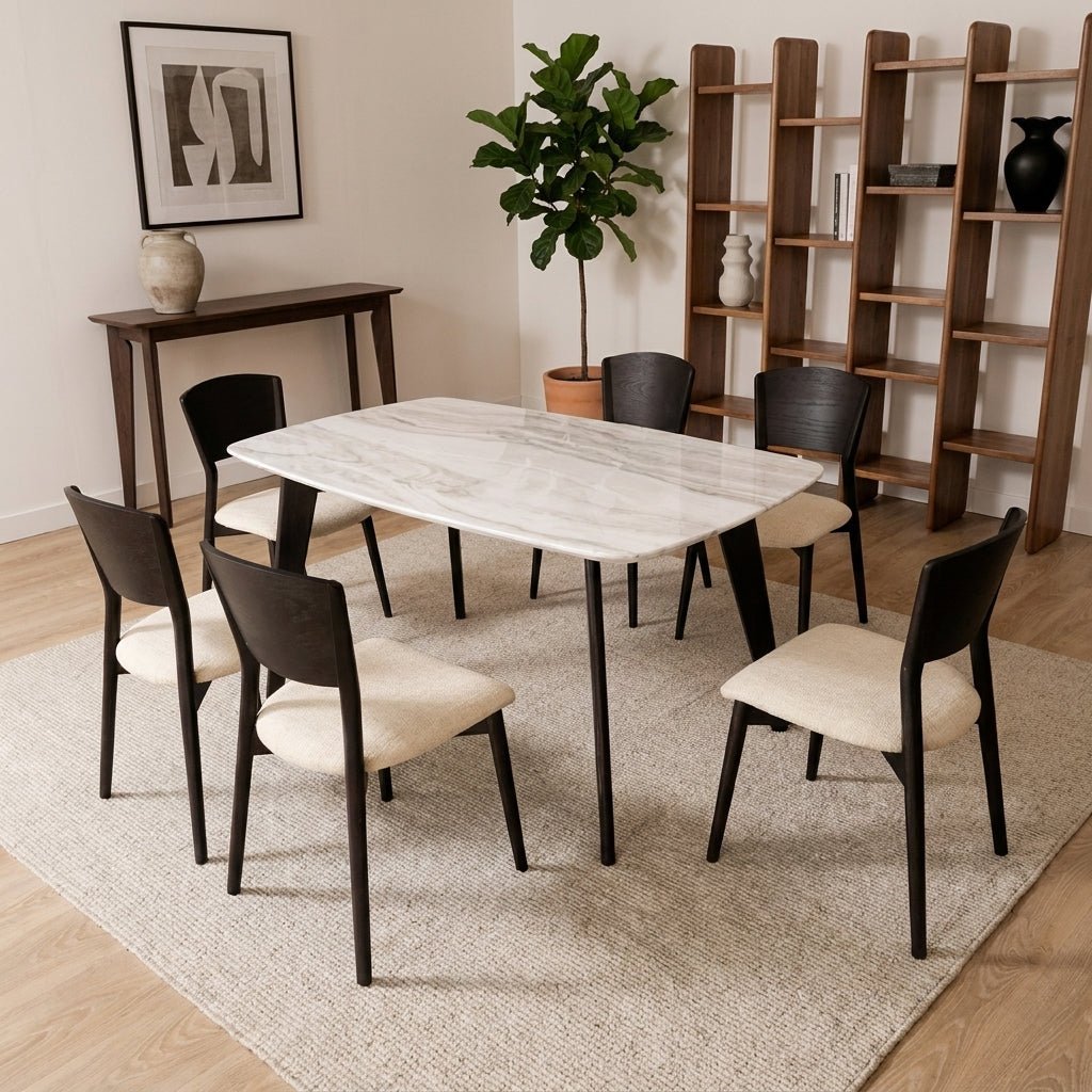 Monolith Noir Dining Set - Altera