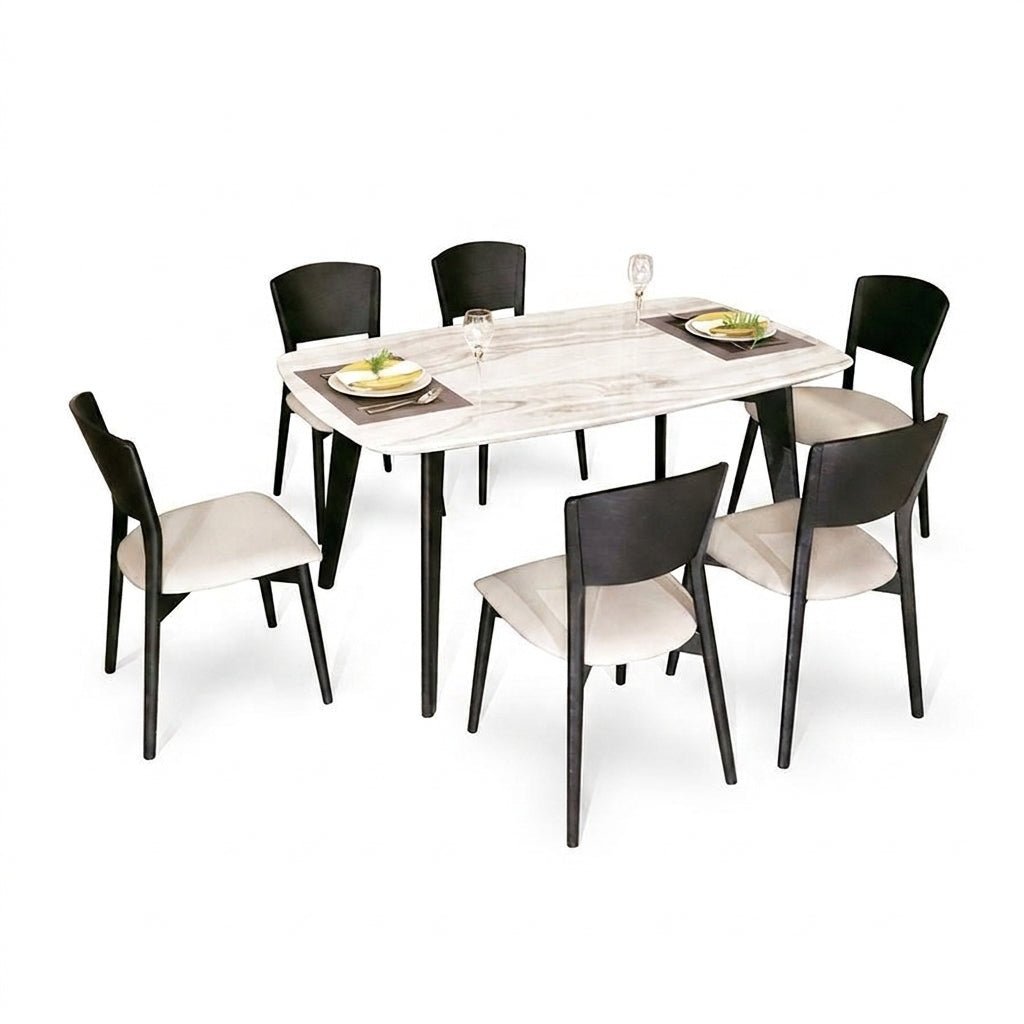 Monolith Noir Dining Set - Altera