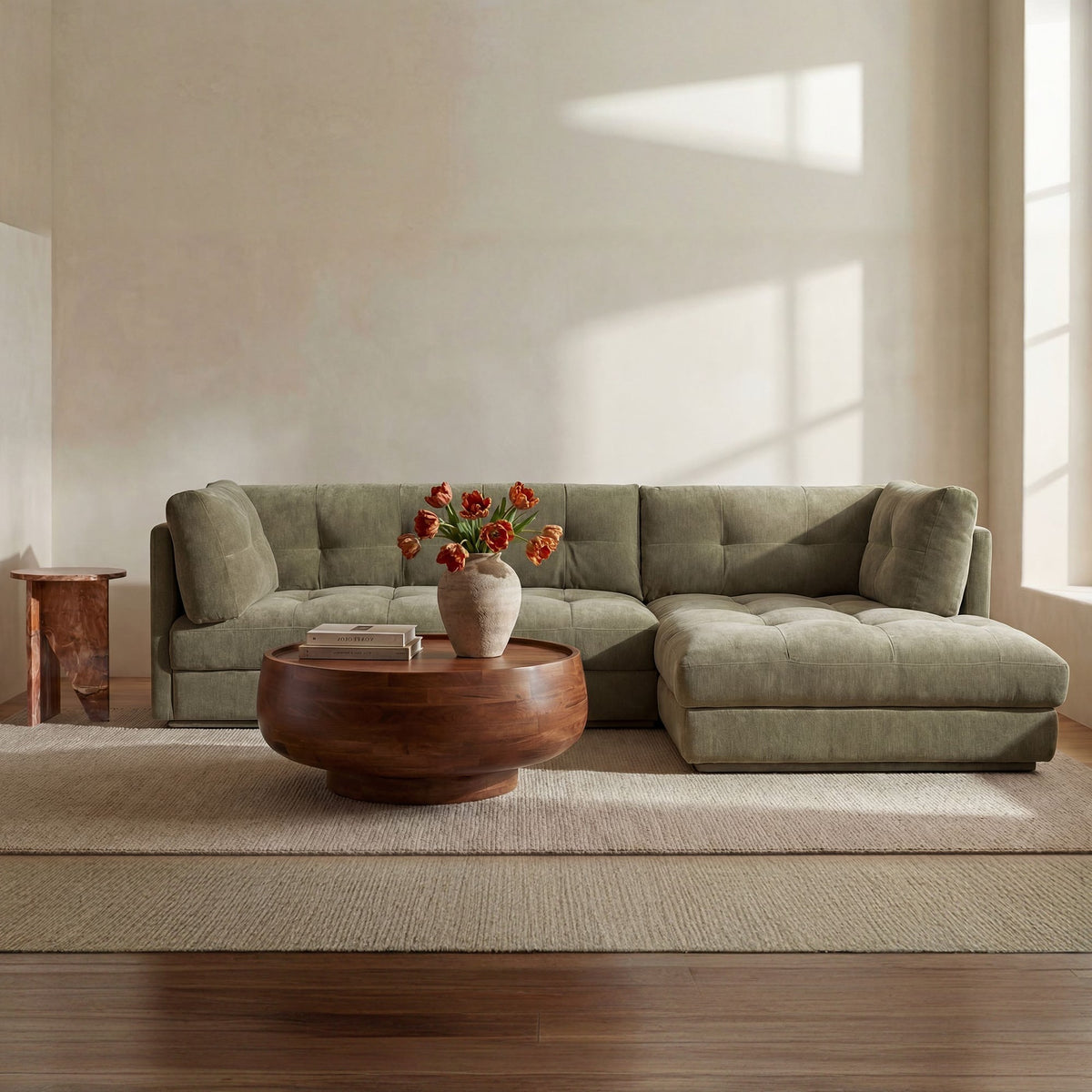 Moulins Tufted Sectional - Altera