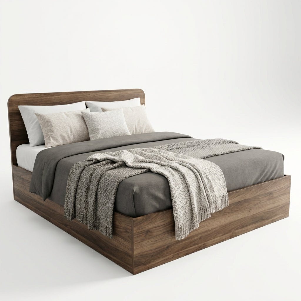 Narvik 201 Queen Wooden Bed - Altera