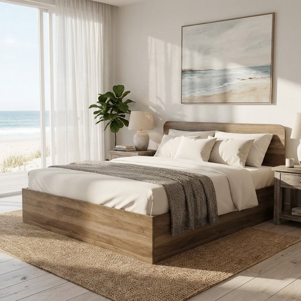 Narvik 201 Queen Wooden Bed - Altera