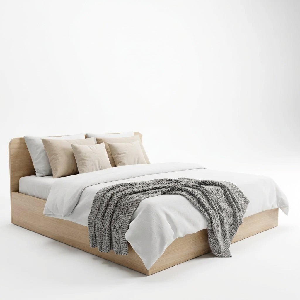 Narvik 201 Queen Wooden Bed - Altera