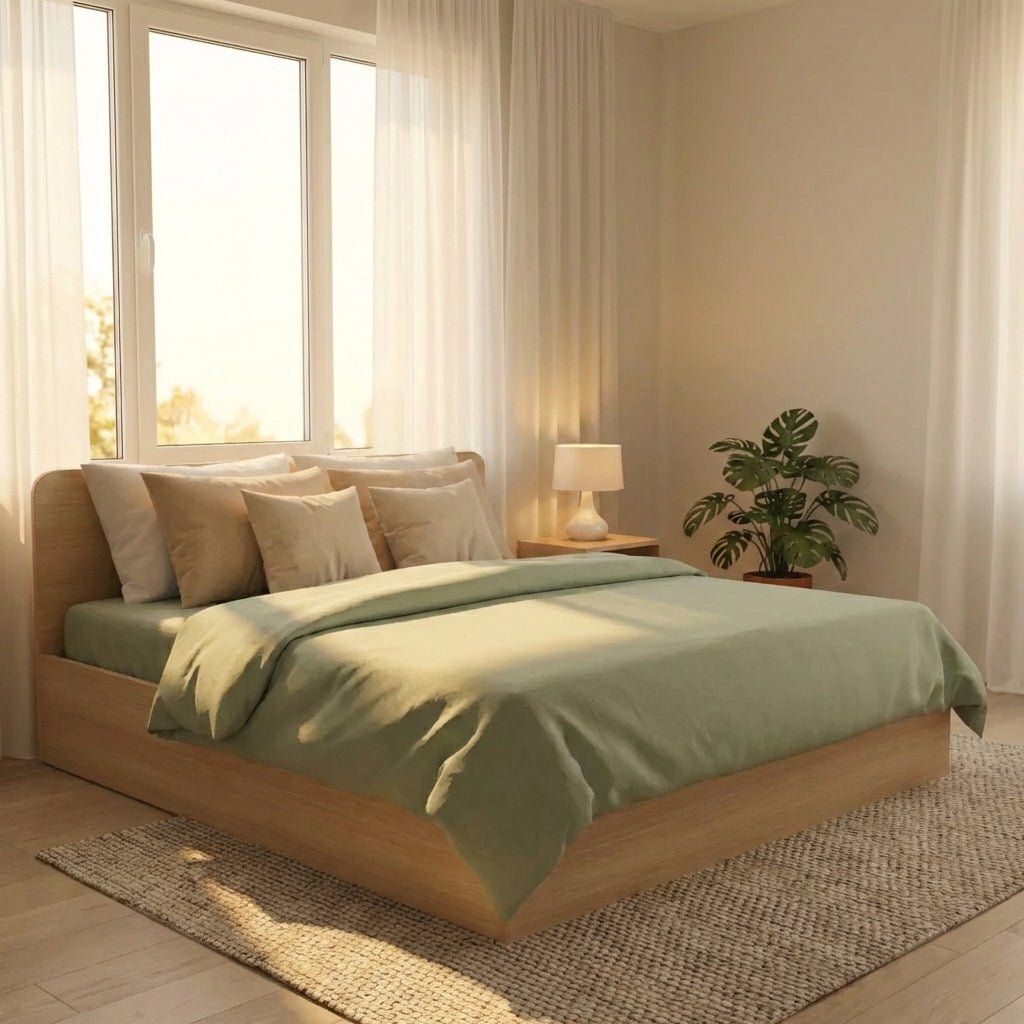 Narvik 201 Queen Wooden Bed - Altera