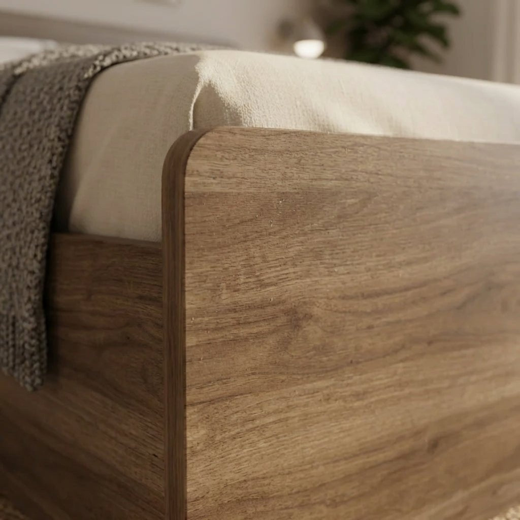 Narvik 201 Queen Wooden Bed - Altera