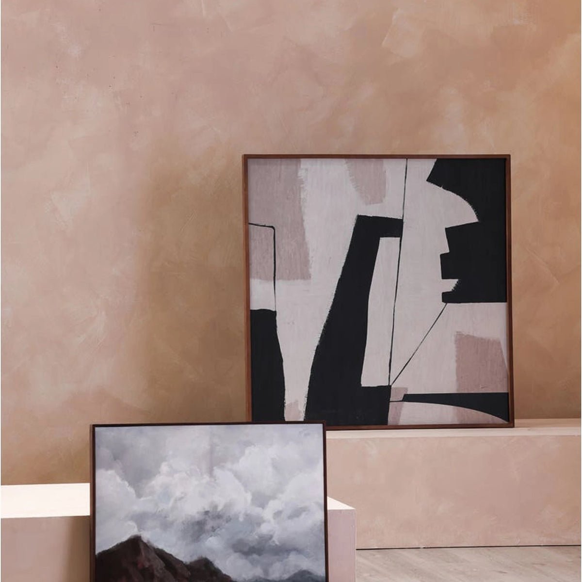 Navan Framed Painting Warm Palette - Altera