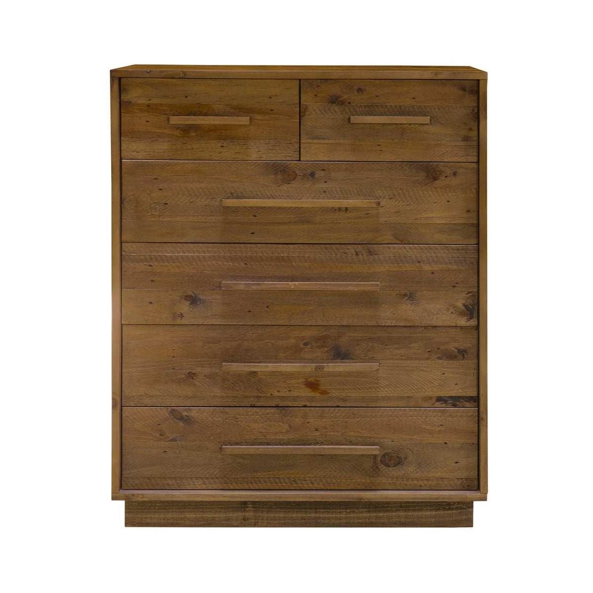 Nevis 6 Drawer Chest Dark Driftwood - Altera
