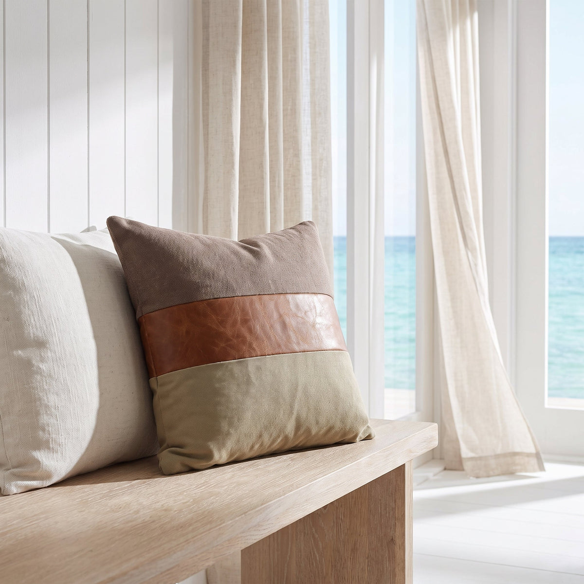 Newquay Three Tone Decorative Pillow - Altera