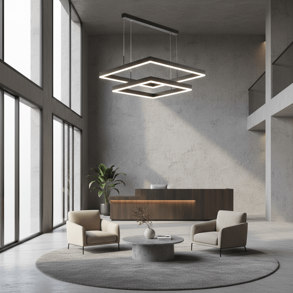 Nexus Geometric LED Chandelier - Altera