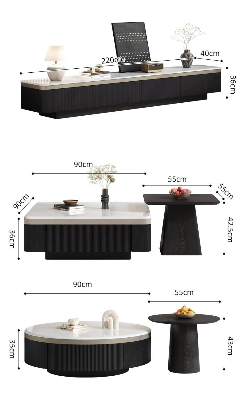 Nimes TV Stand & Coffee Table - Altera