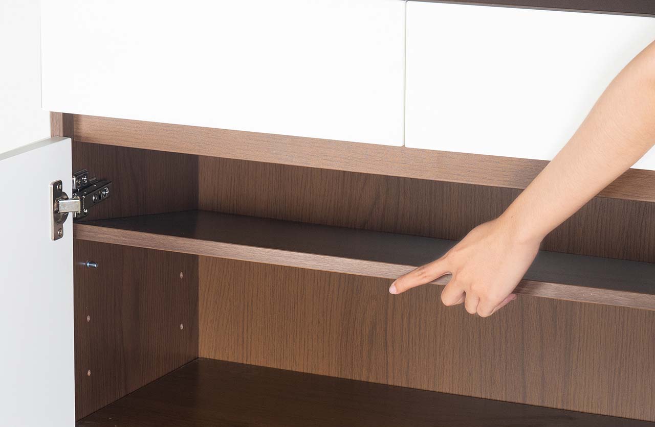 MOHO VIENNA 203 Multi-functional Wooden Shoe & Decorative Storage Cabinet