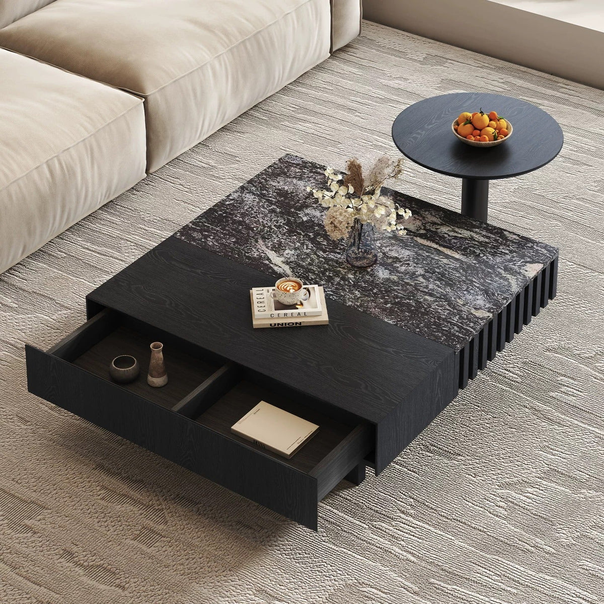 Novara Coffee Table & Side Table - Altera