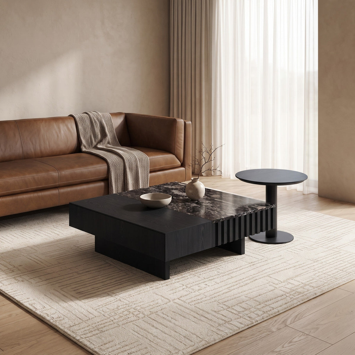Novara Coffee Table & Side Table - Altera
