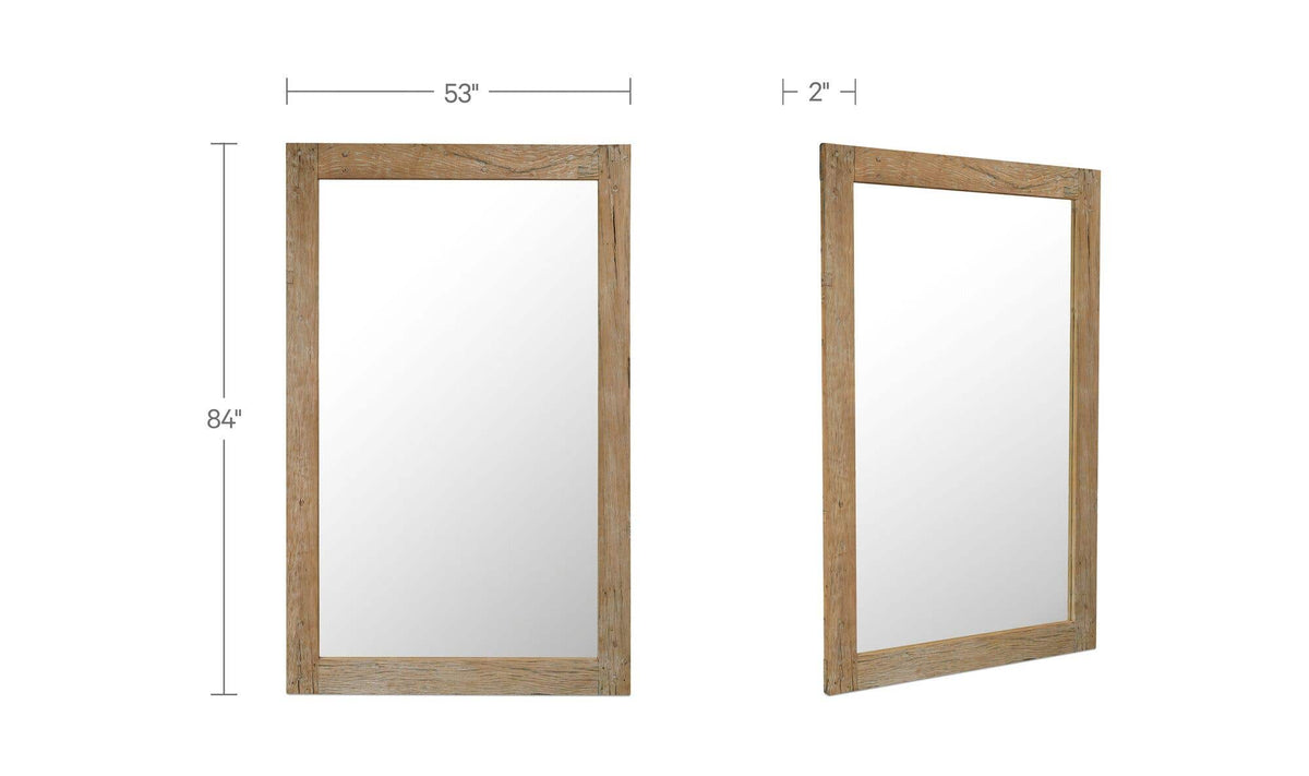 Ockley Reclaimed Wood Floor Mirror - Altera
