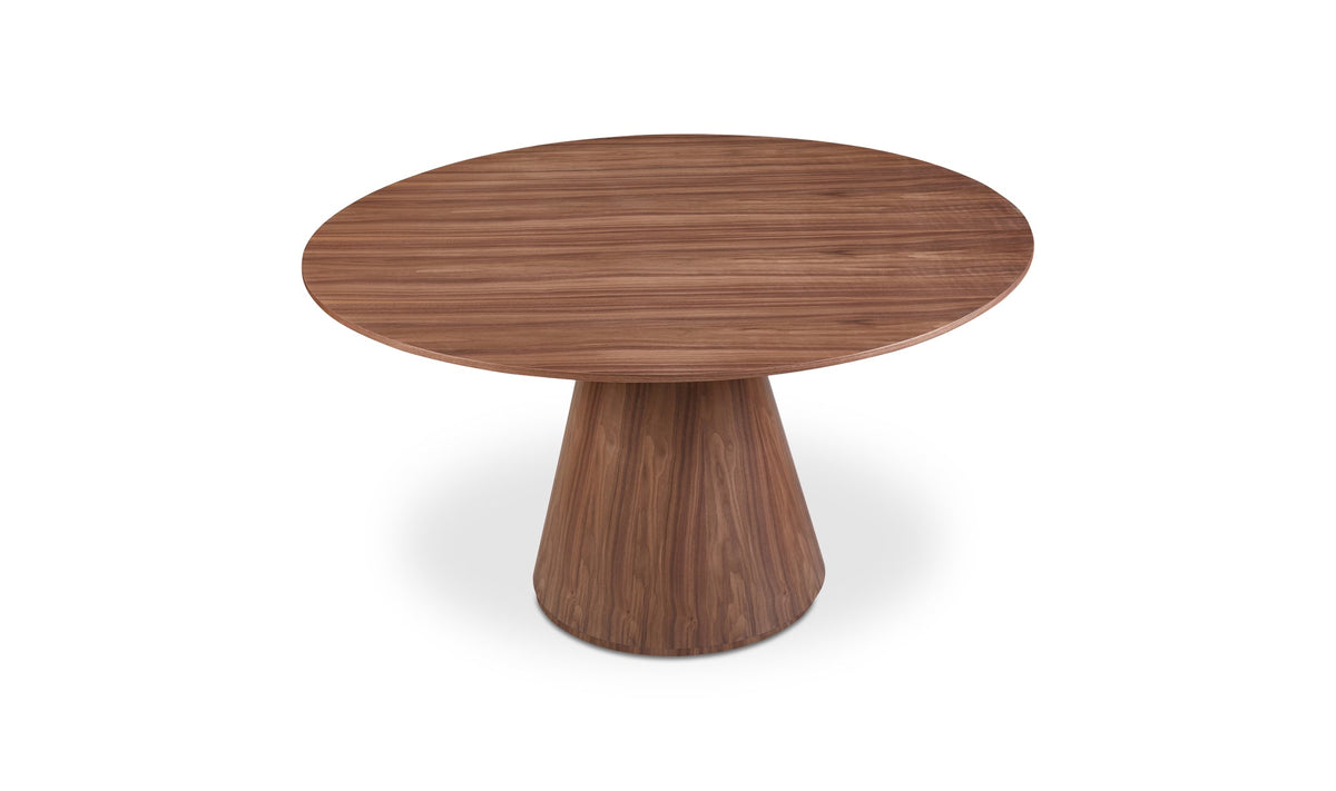 Odessa Round Dining Table Walnut Brown - Altera