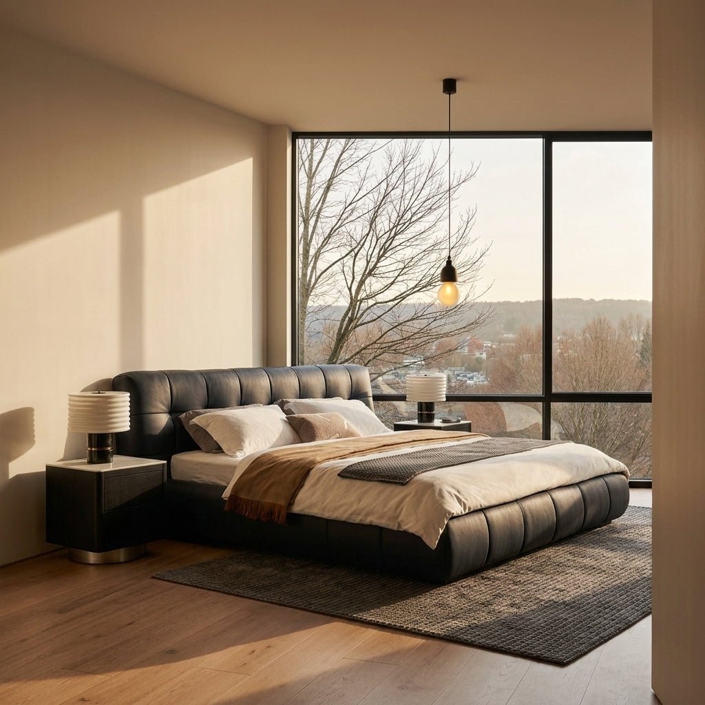 Offenbach King Bed with Matching Nightstands - Altera
