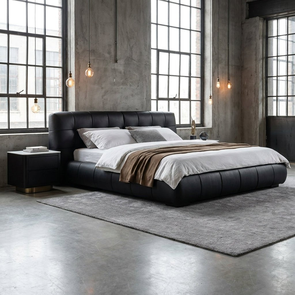 Offenbach King Bed with Matching Nightstands - Altera
